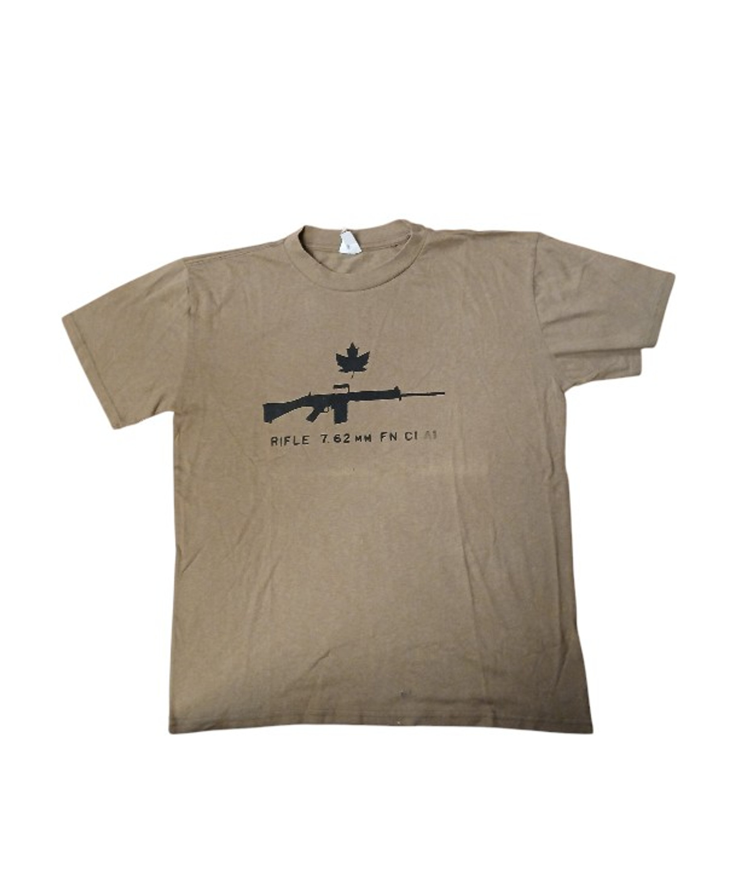 Canadian Armed Forces C1A1 Coyote Brown Graphic T-Shirts - Large