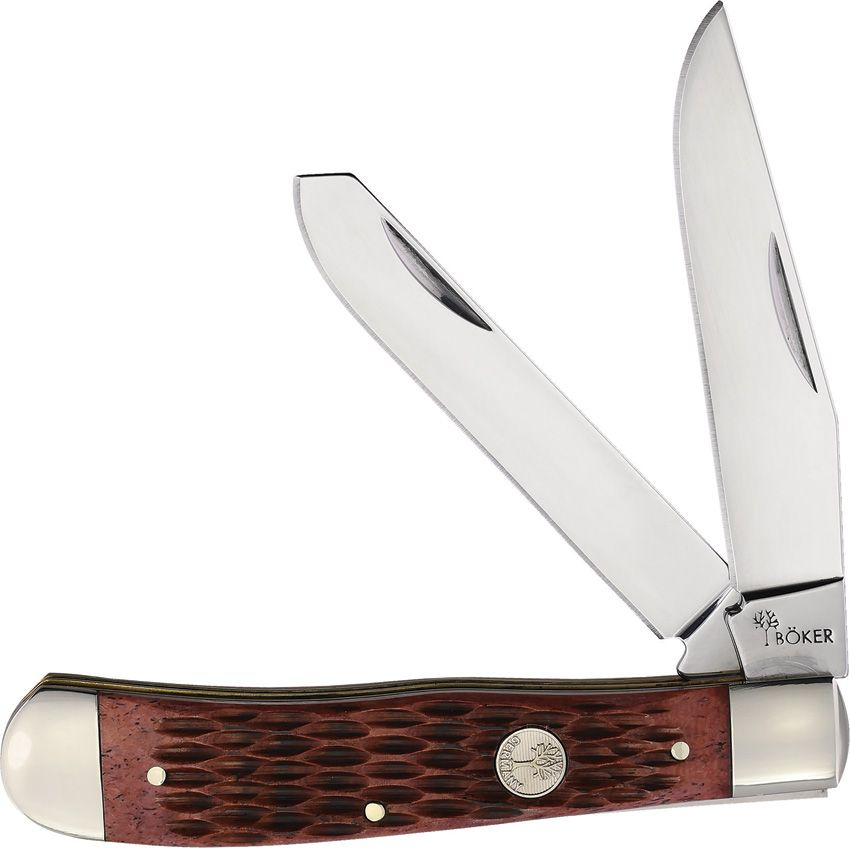 BOKER Trapper Carbon Brown Bone