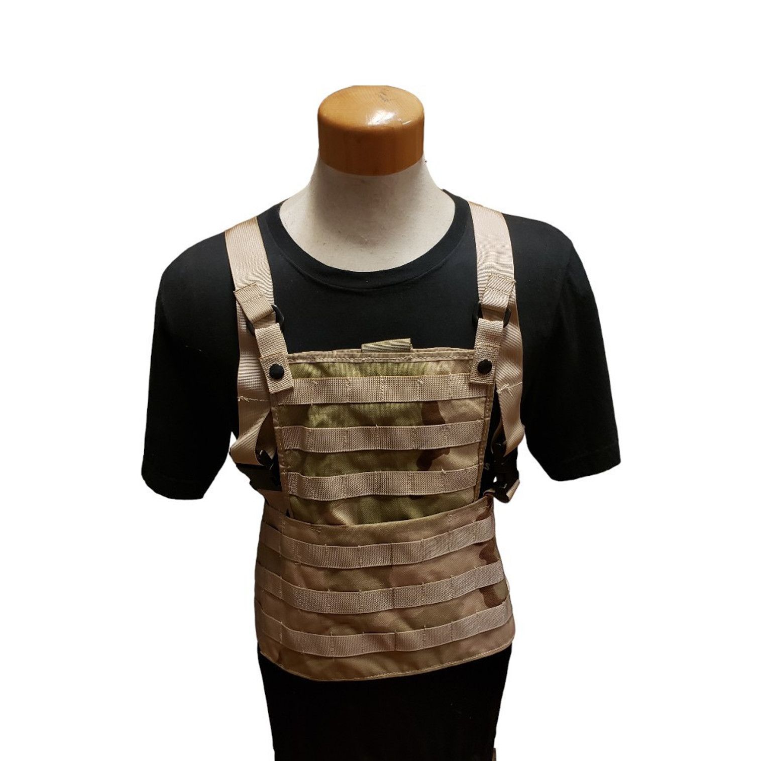 U.S. Armed Forces Molle Rack Load Bearing Vest Tri-Color