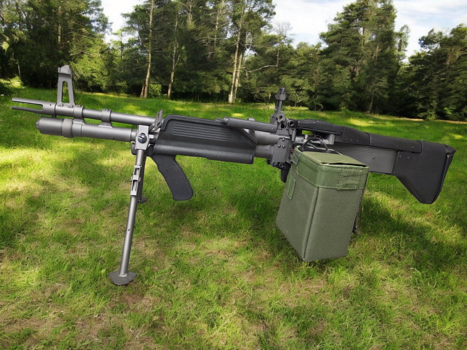 A&K M60E4 (Mk43) Airsoft AEG Machine Gun - USEDⓈ