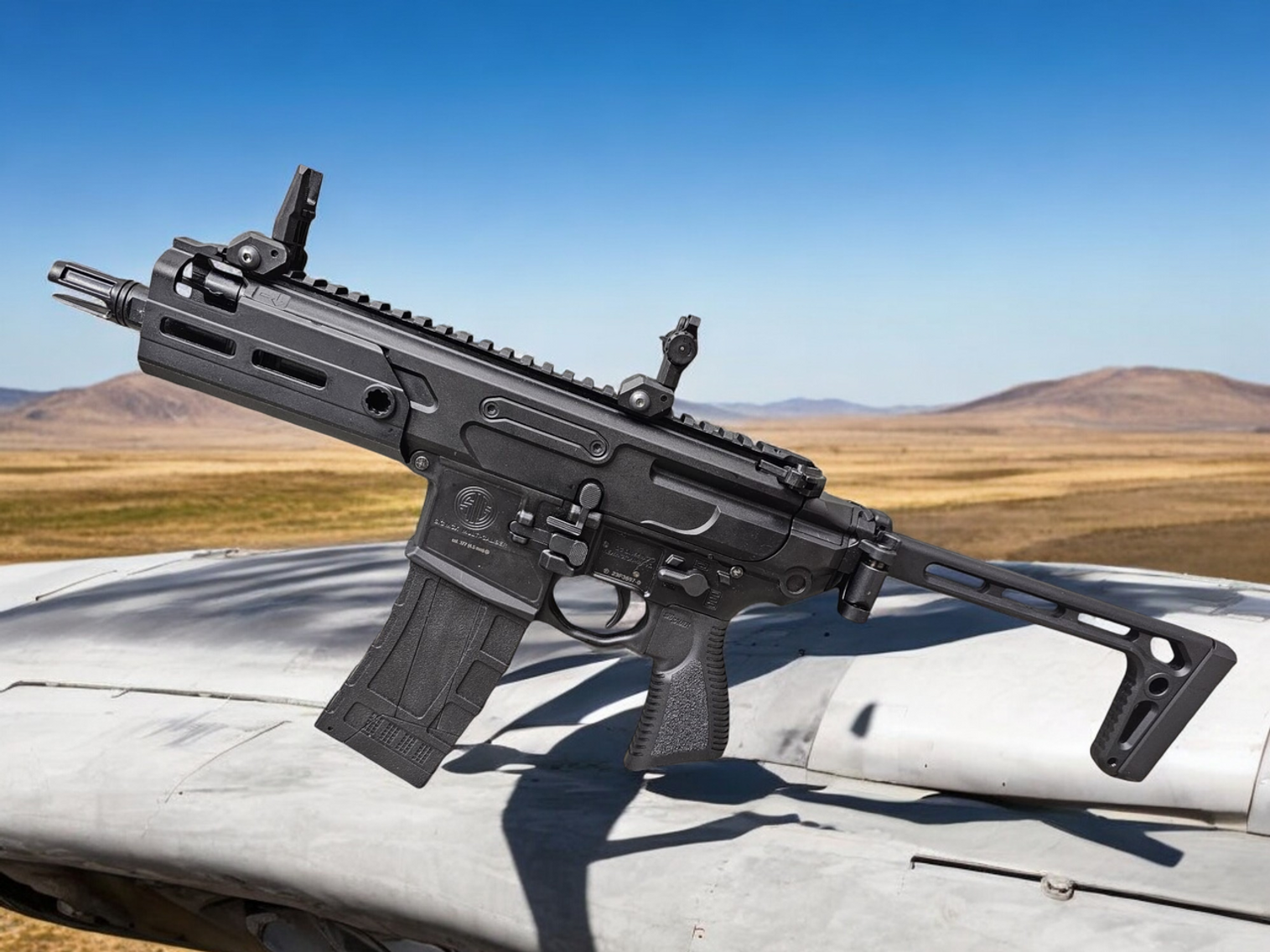 SIG Sauer MCX Rattler 4.5mm CO2 Powered Airgun - Package - FloormodelⓈ