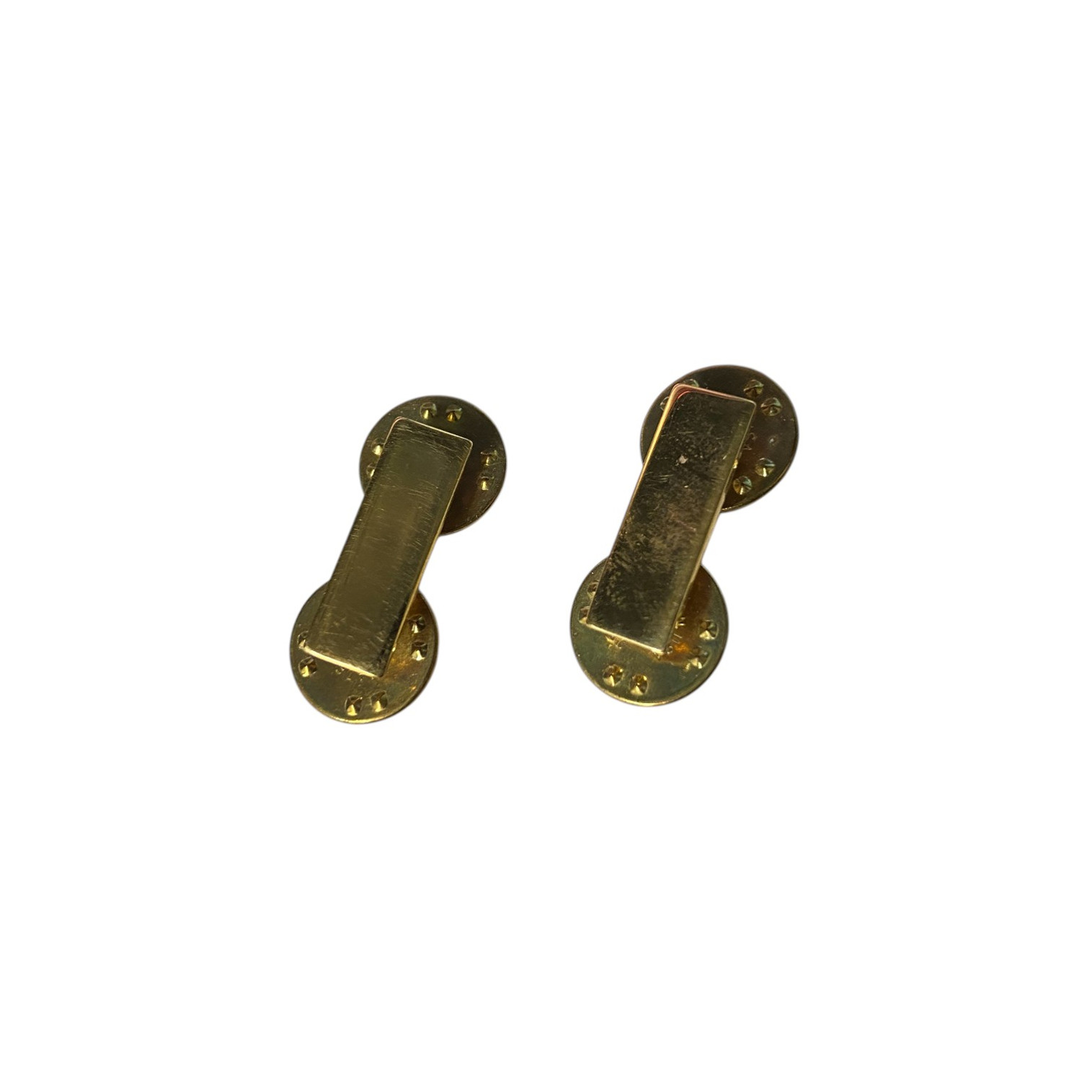 U.S. Armed Forces 2nd Lieutenant Collar Rank Bars - Pair
