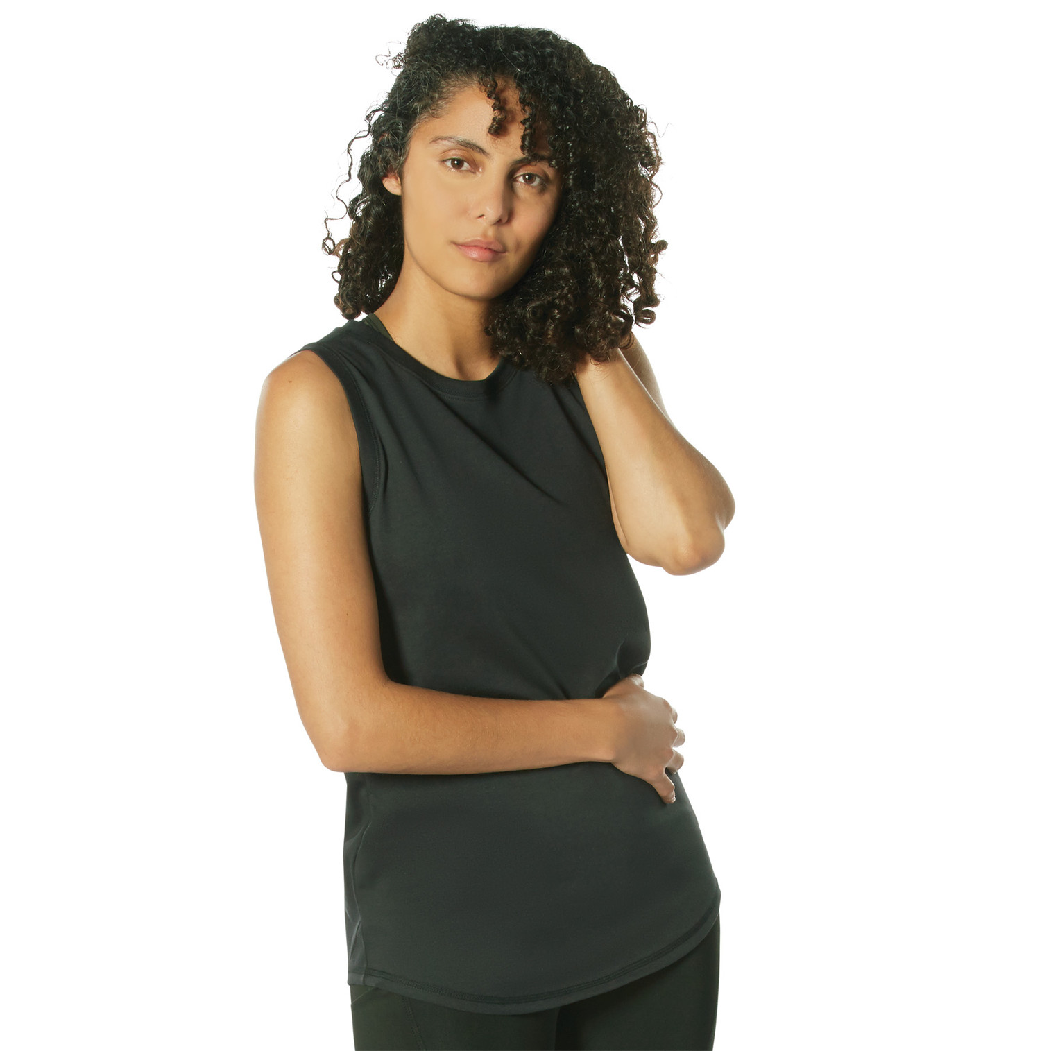 Rothco Womens Essential Moisture Wicking Tank Top - Black