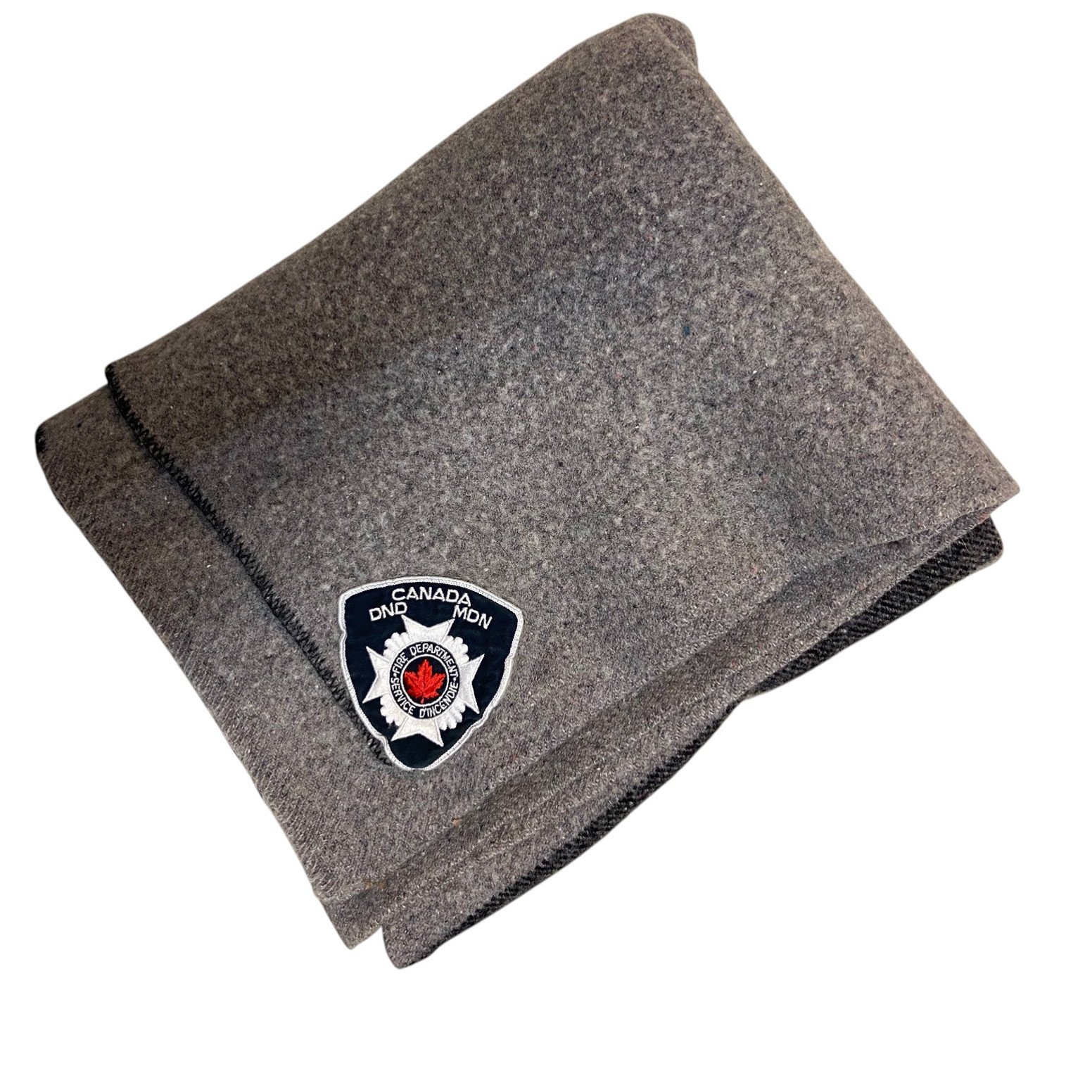 Canadian Armed Forces MDN Firefighting Service Wool Blanket