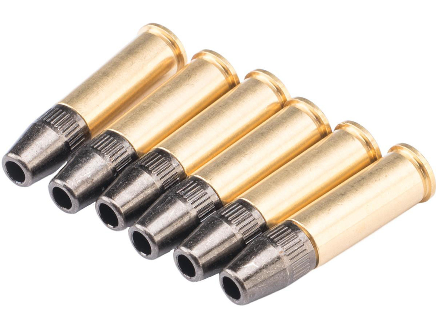 Hwasan 6 Spare Brass Shells for 4.5mm Airgun Revolvers