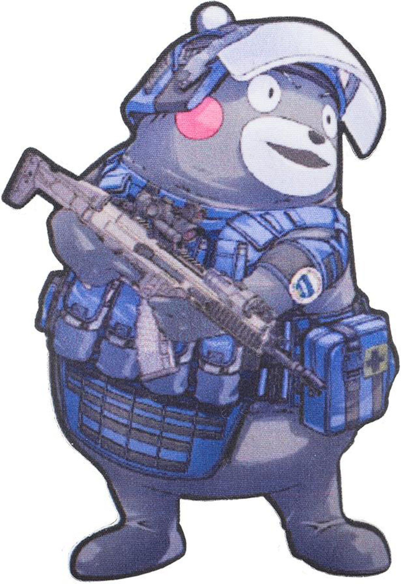 Tactical Black Bear Woven Morale Patch