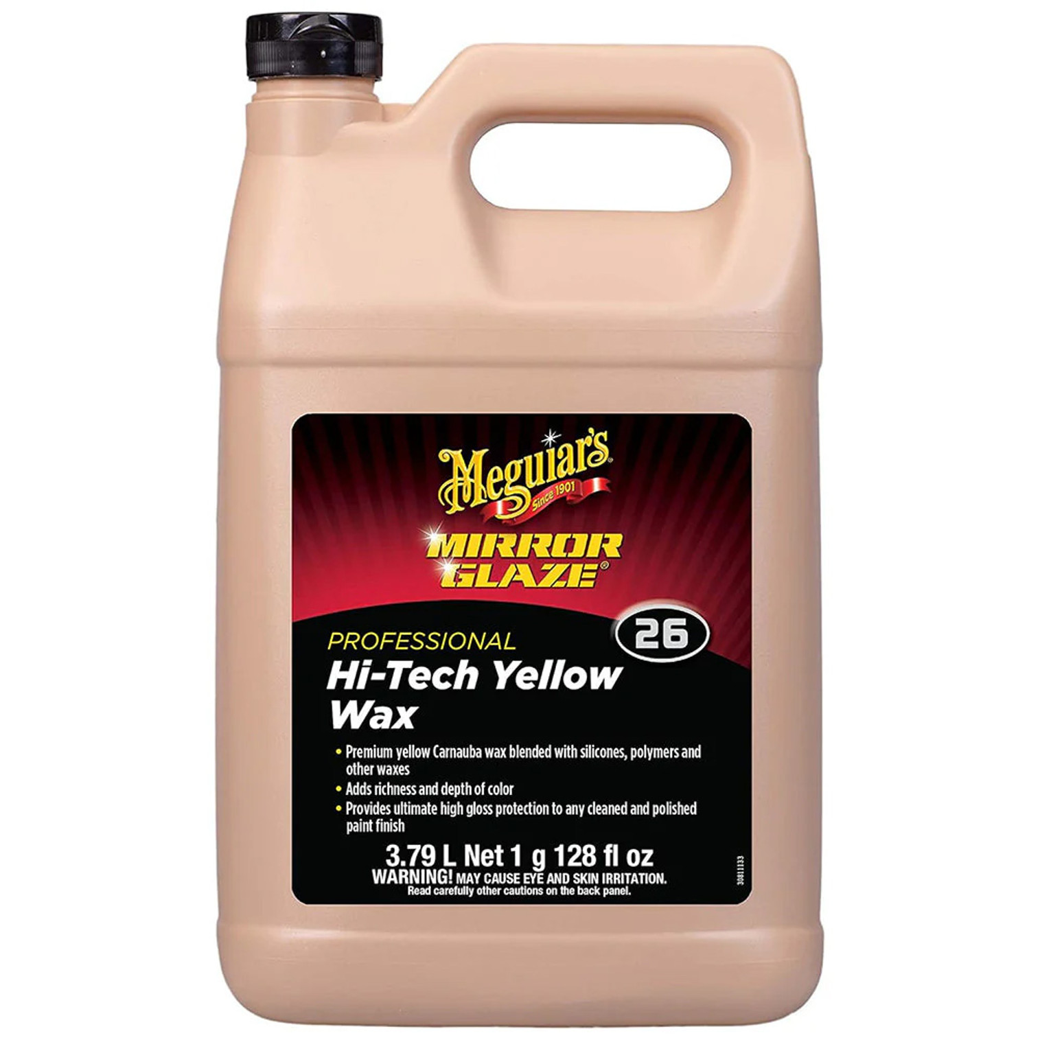 Meguiar's Professional Hi-Tech Yellow Liquid Wax - 1 Gallon