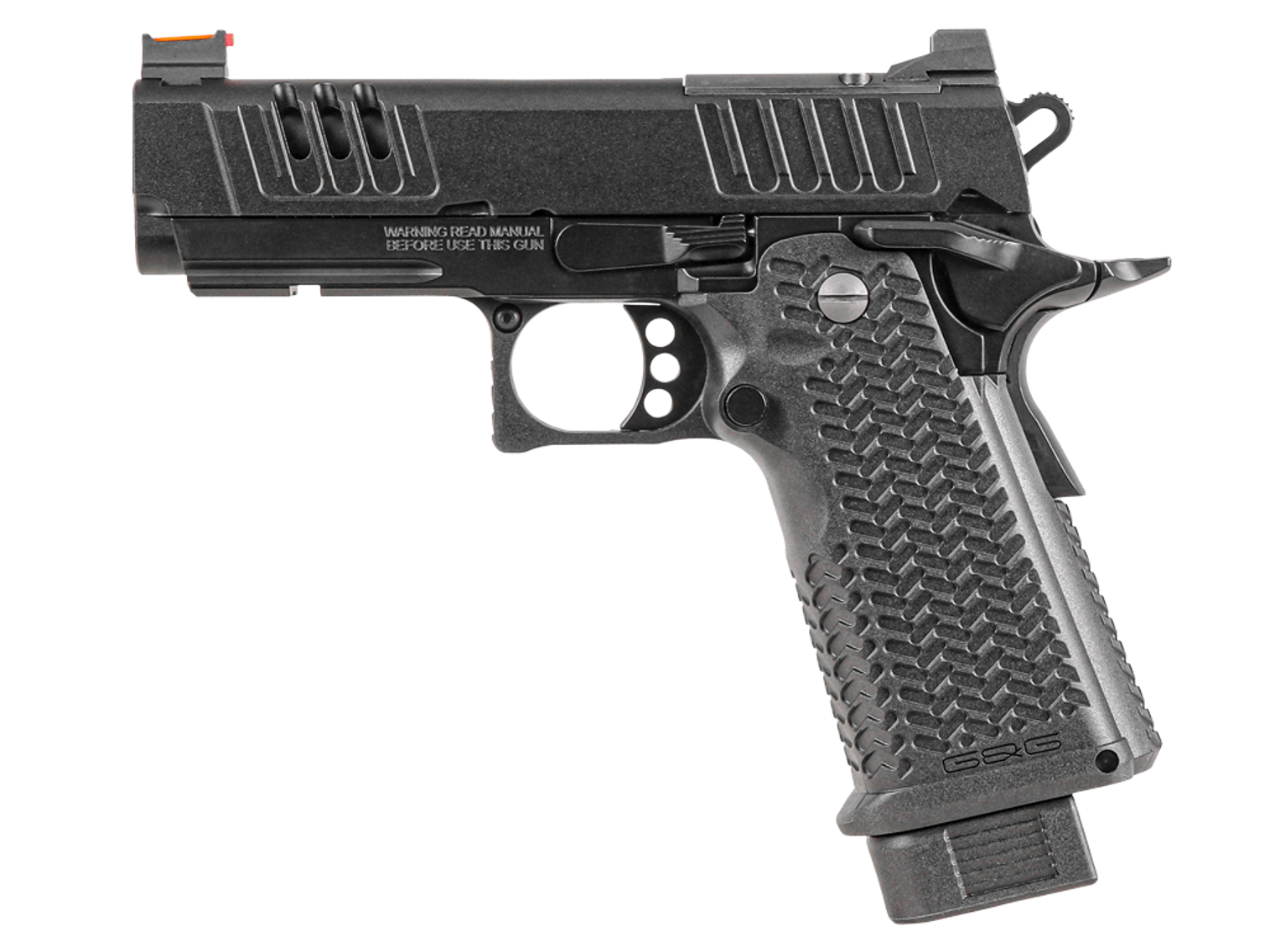 G&G Hicapa Style STP45 PRO 7.4” Gas Blowback Airsoft Pistol