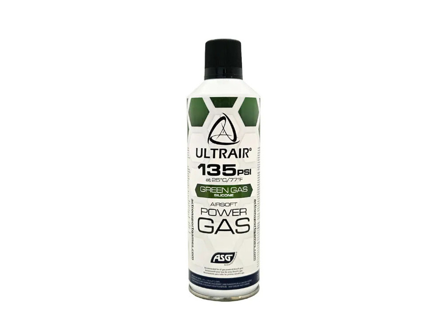 ULTRAIR Green Gas - 8.5 oz bottle with Silicone