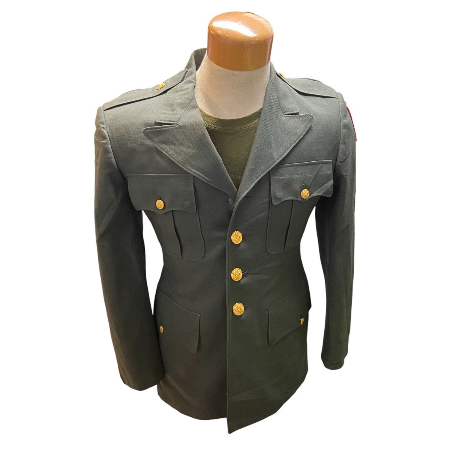 U.S. Army Staff's Sergeant Uniform Jacket- Size 36S - Dated 1968