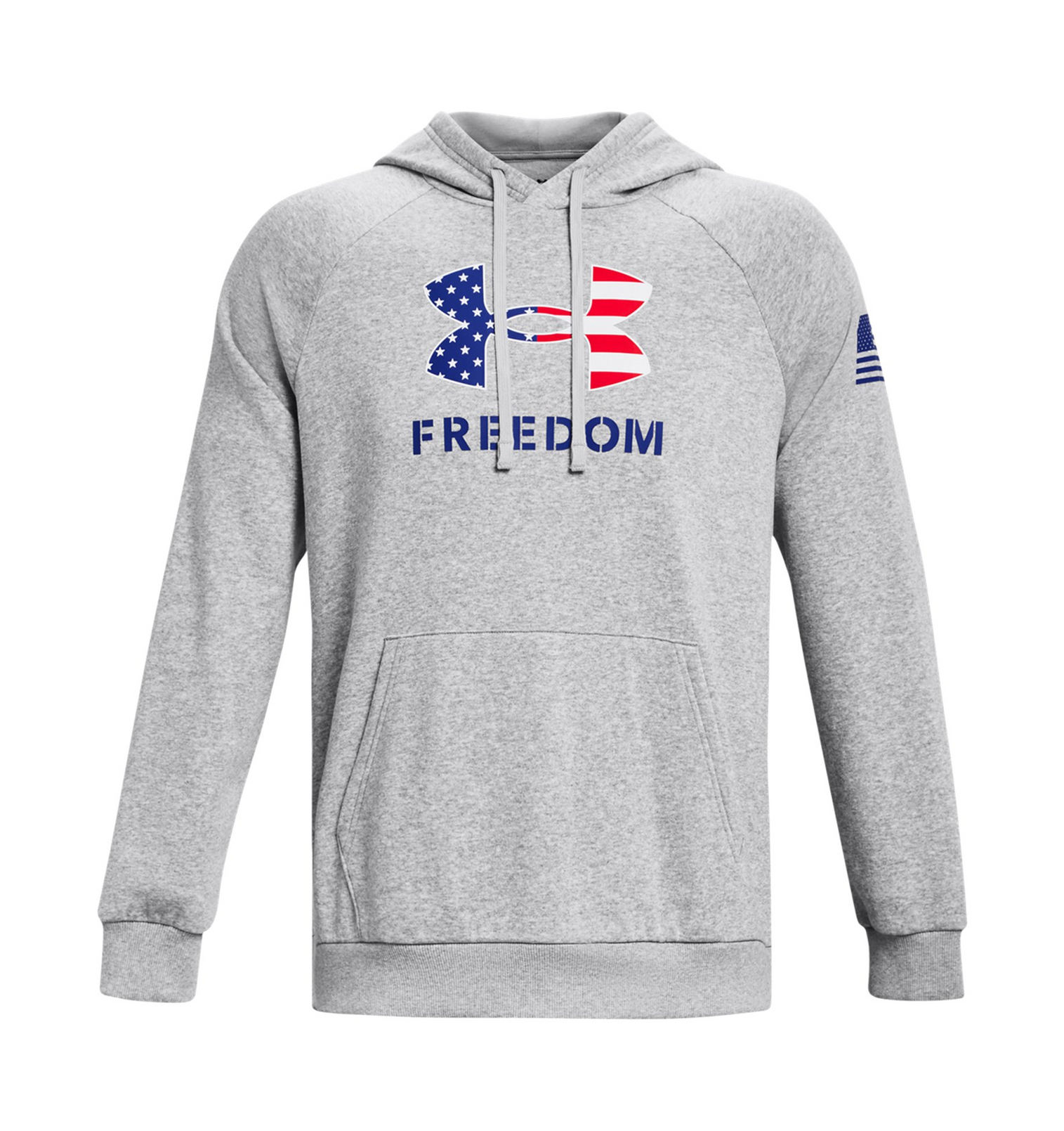 Ua Freedom Rival Fleece Big Flag Logo Hoodie - KR1379209011SM
