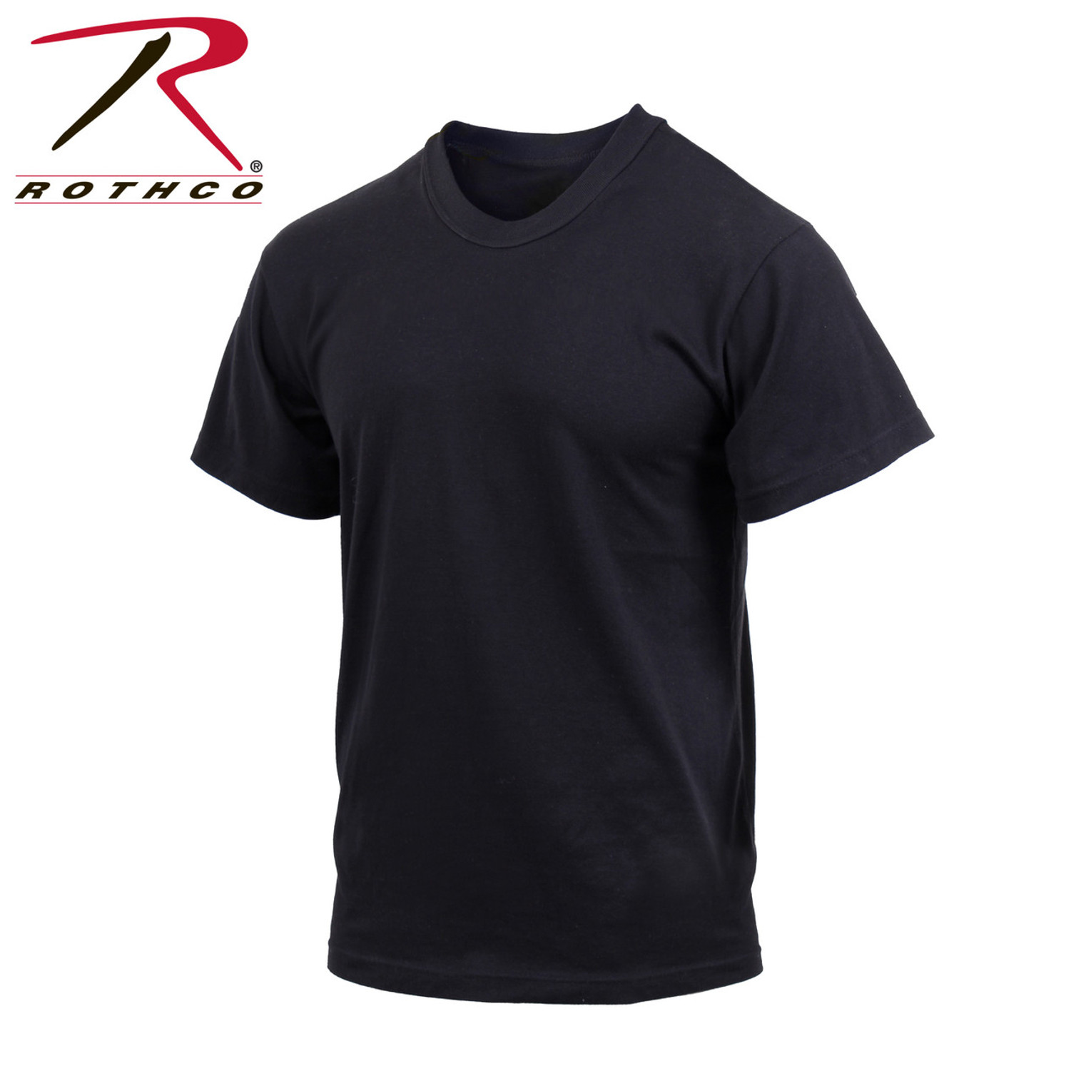 Rothco Moisture Wicking T-Shirts - Black