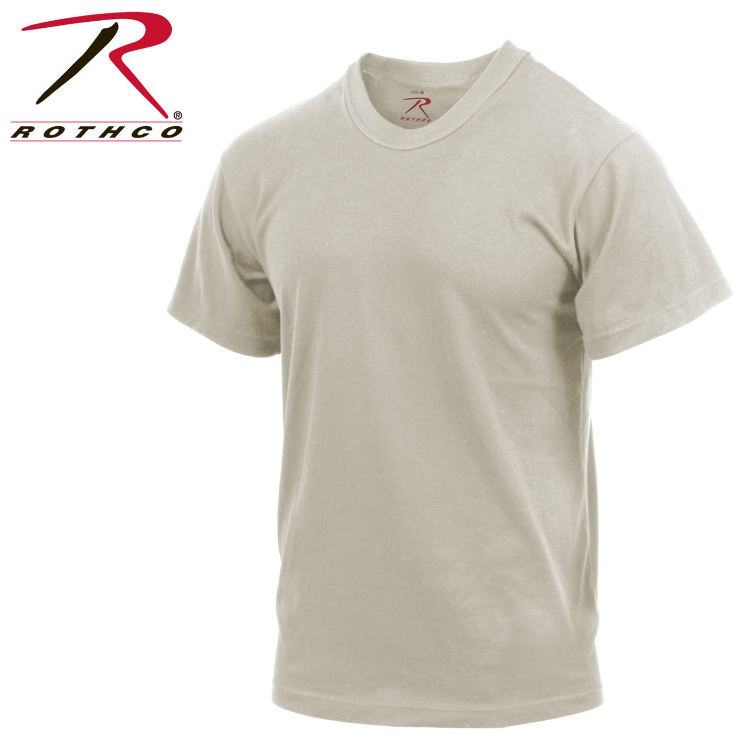 Rothco Moisture Wicking T-Shirts - Desert Sand