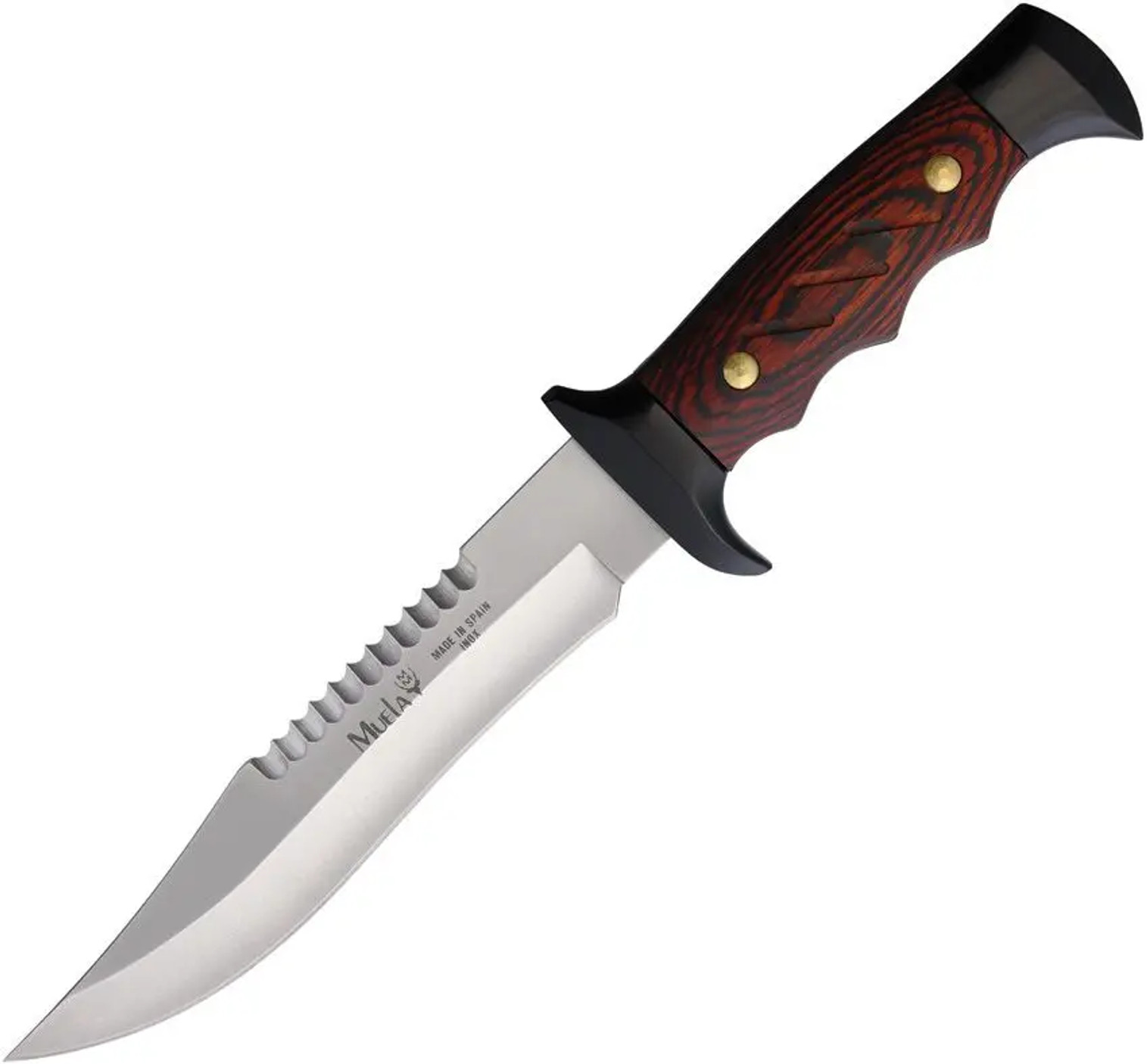 Muela Fixed Blade - Brown Wood Handel
