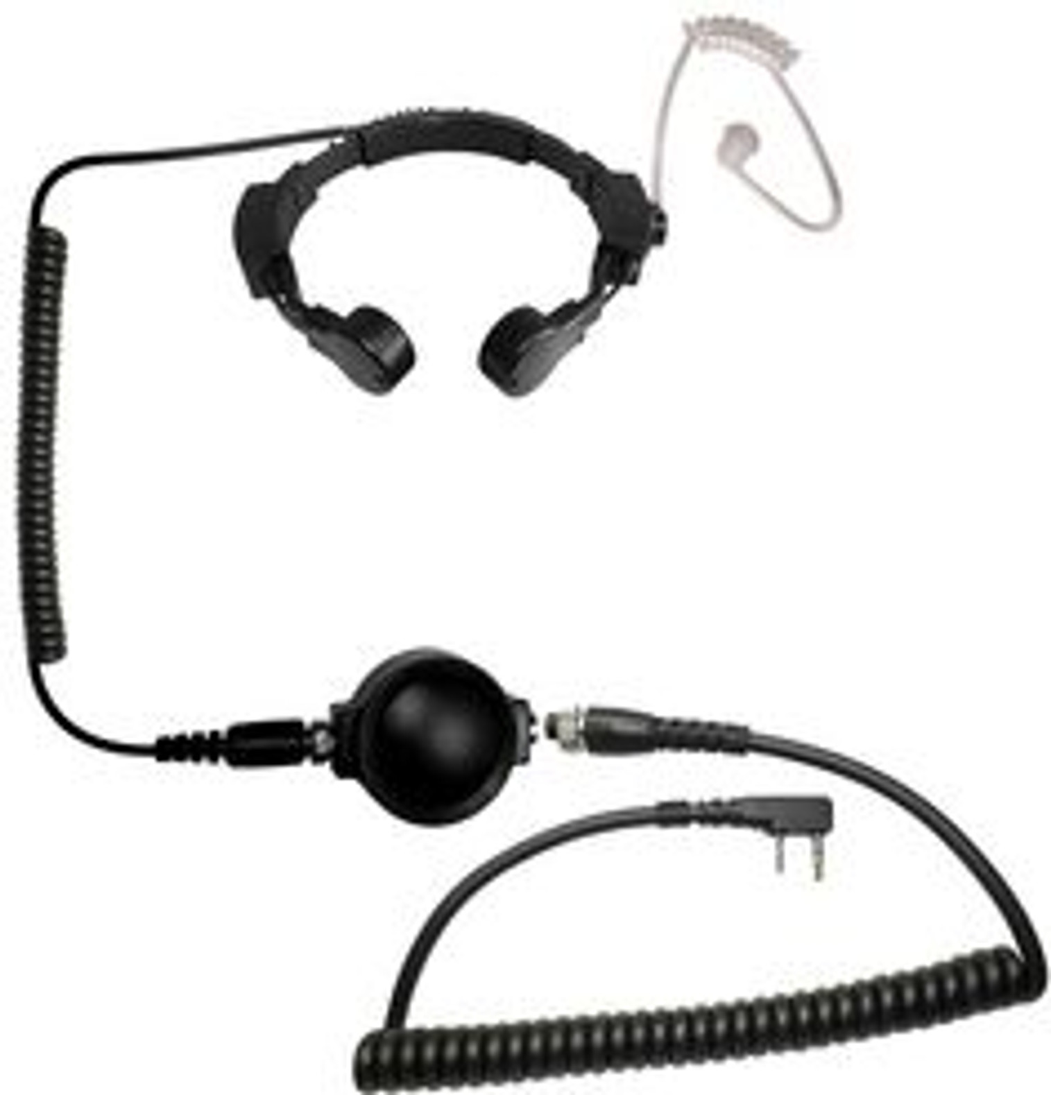 Microphone - Code Red Headset ASSAULT Tactical Throat Mic w/PTT - Motorola 2-Pin