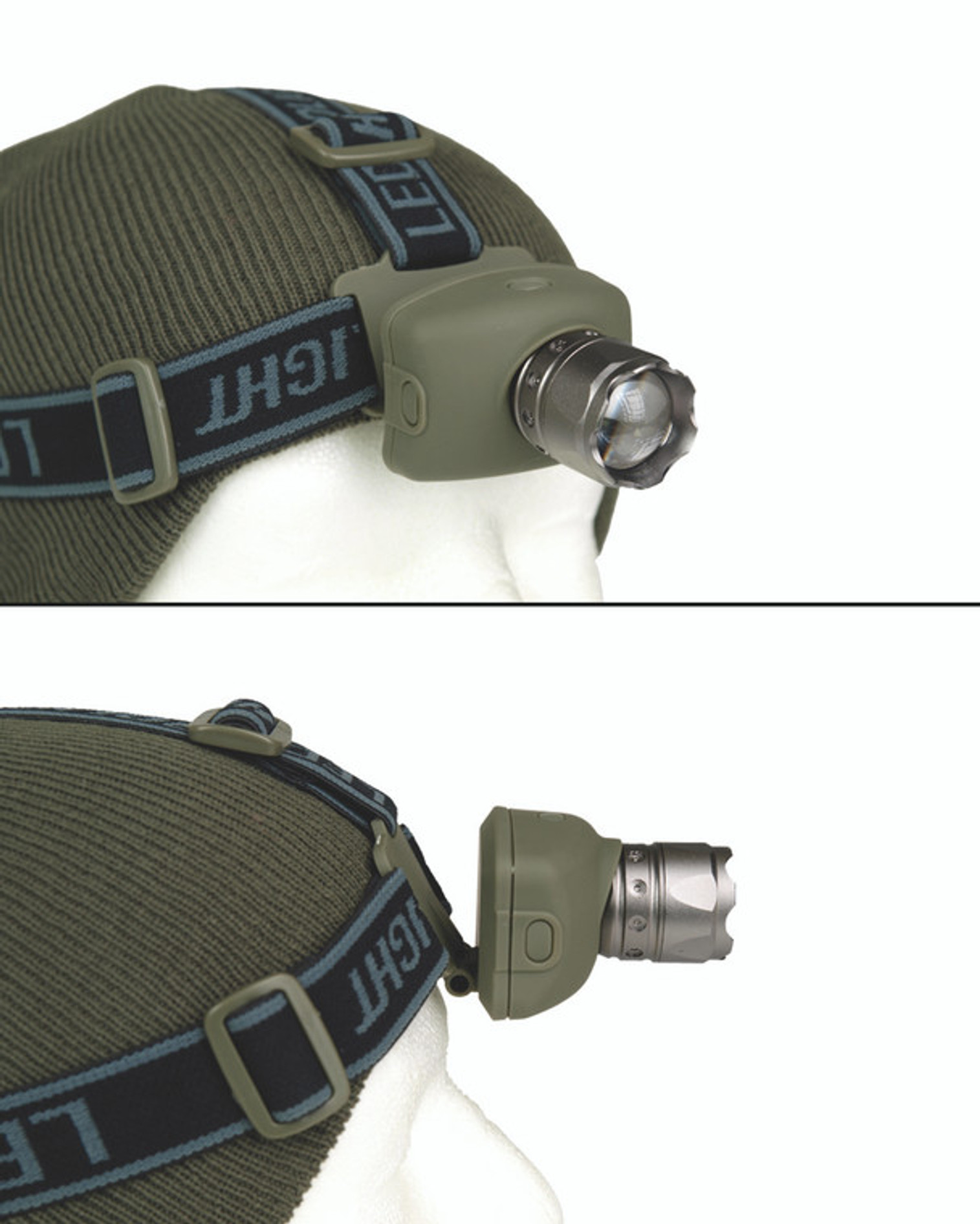 Mil-Tec® OD Led Cree Headlamp W/zoom