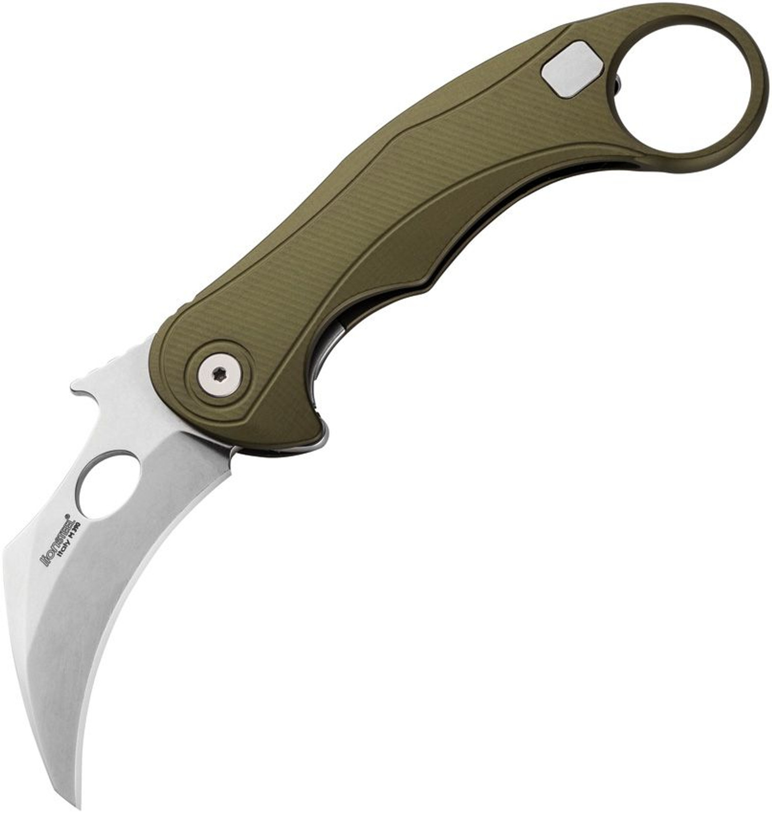 LIONSTEEL LEone Mid Framelock Grn SW