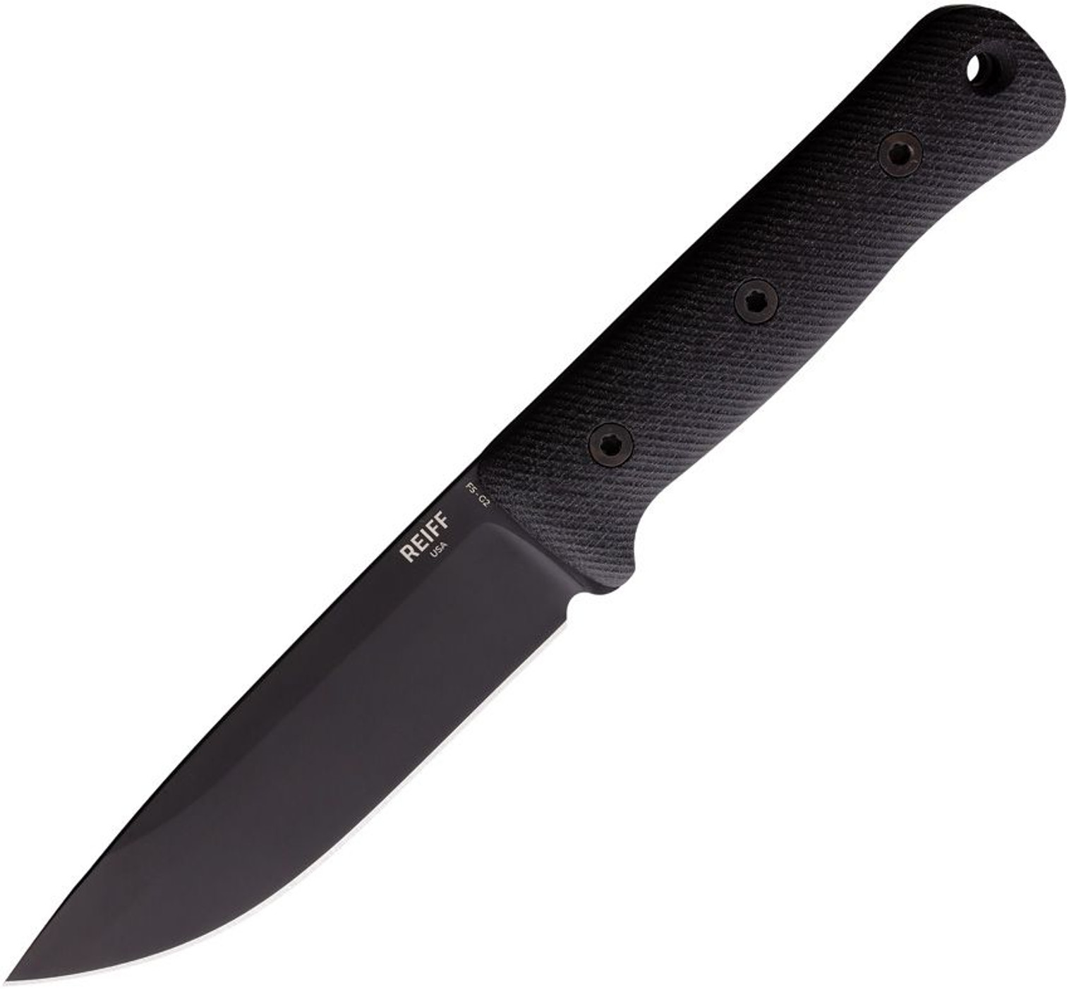 REIFF KNIVES F5 Gen 2 Fixed Blade Blk Mic