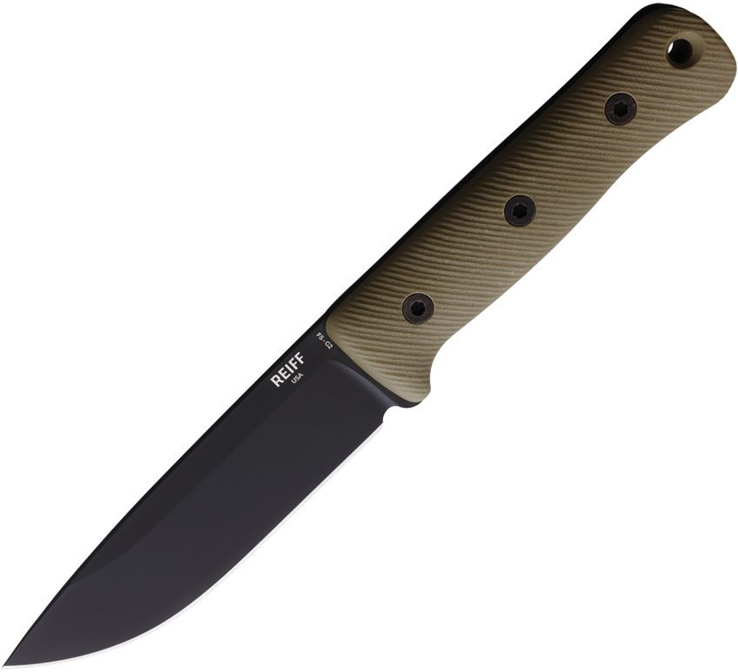 REIFF KNIVES F5 Gen 2 Fixed Blade OD G10