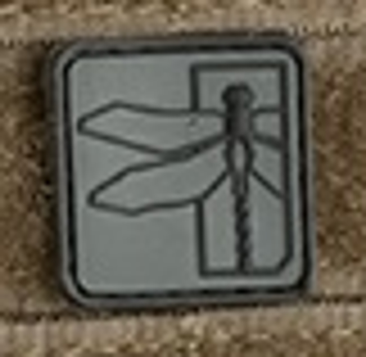 Dragonfly PVC Cat Eye - Morale Patch - Disruptive Grey