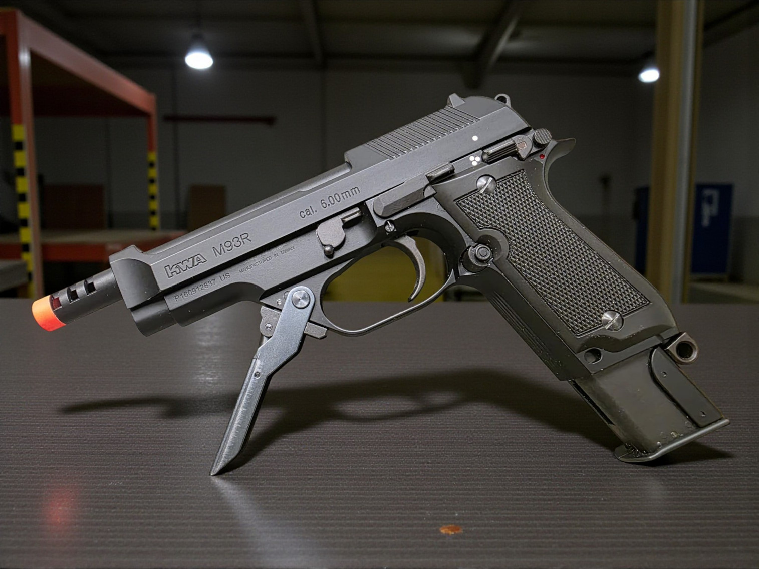 KWA NS2 M93R 3-Round Burst PTP Airsoft Gas Blowback Airsoft Pistol - USEDⓈ