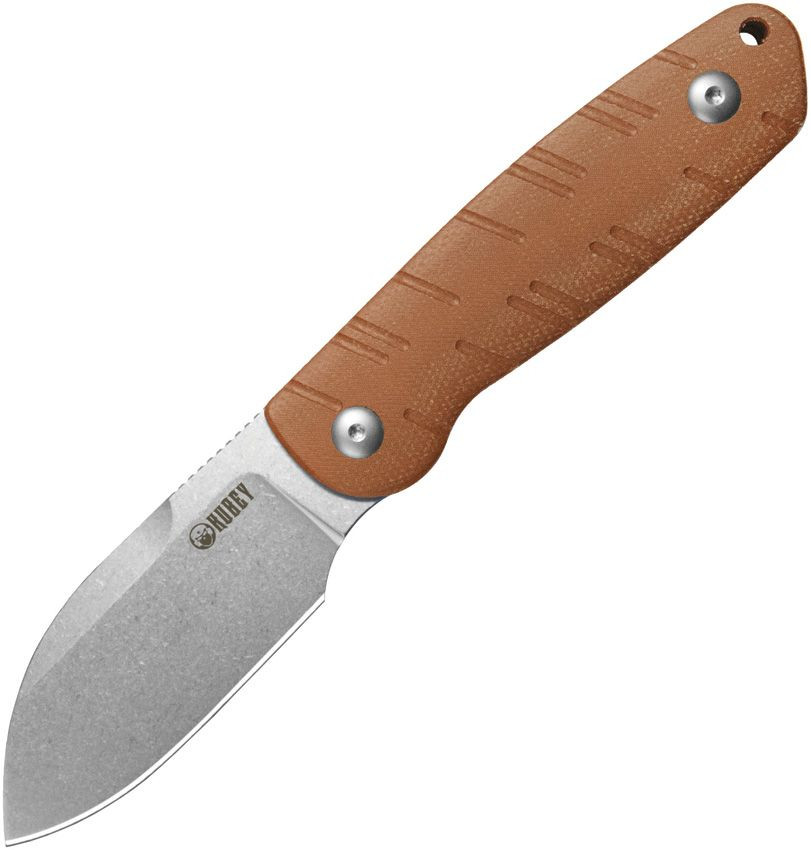 KUBEY Microburst Fixed Blade Brn Mic