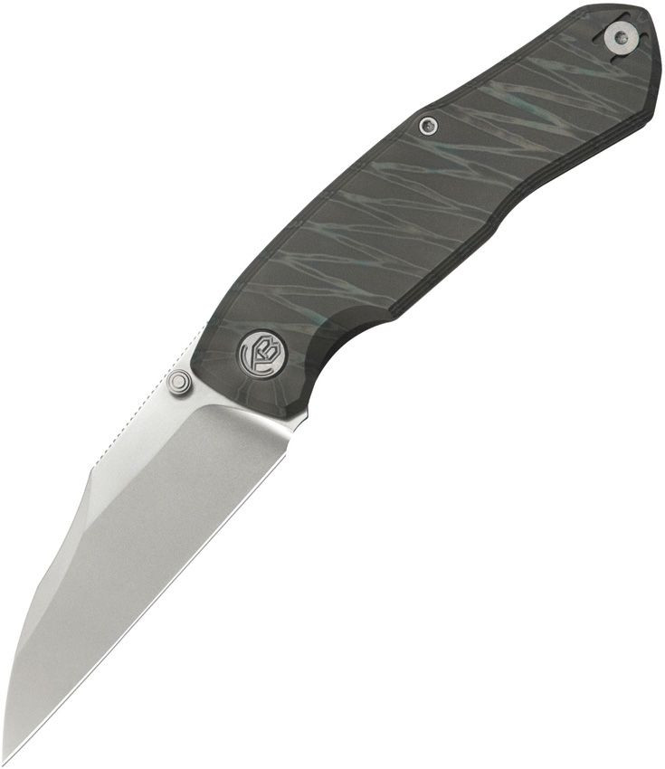 KUBEY Mantra Framelock Flame Ti