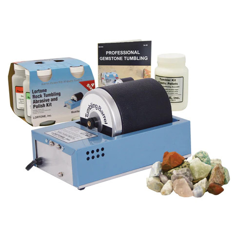 Lortone 3A – 3lb Rock Tumbler Kit