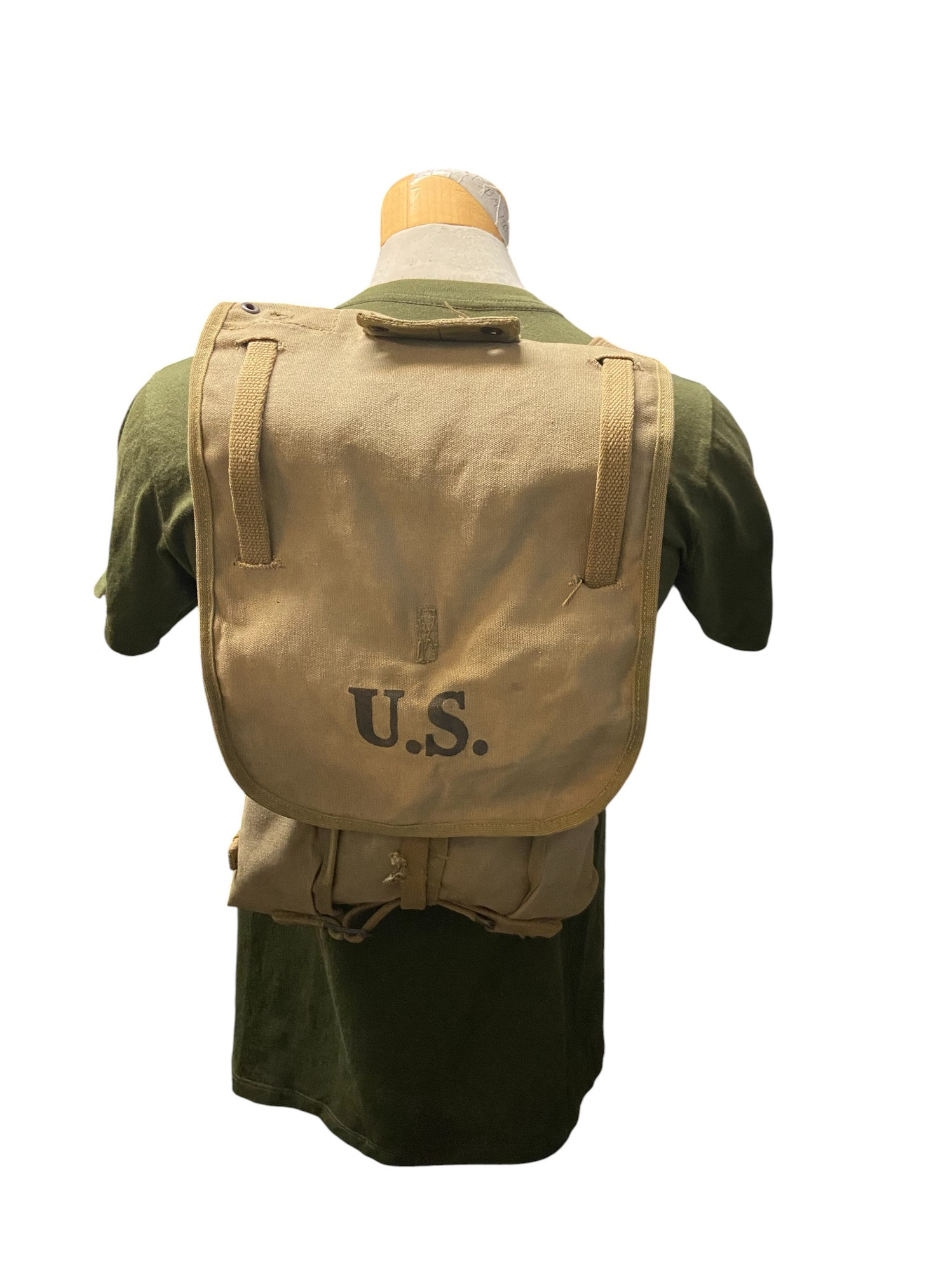 WW2 U.S. Army M1928 Haversack - Dated 1942