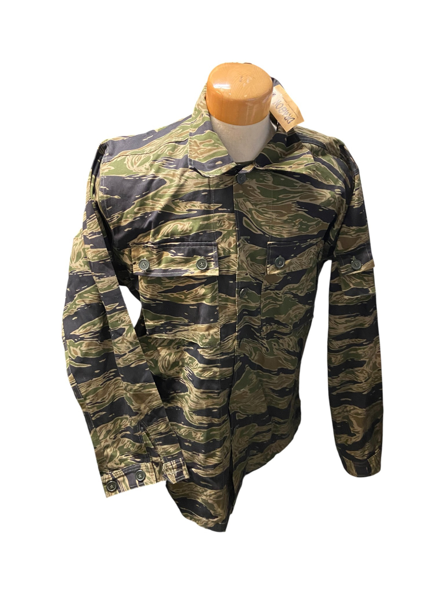 Hong Kong Dragon U.S. Advisor Sparse Tiger Stripes BDU Shirt - XL