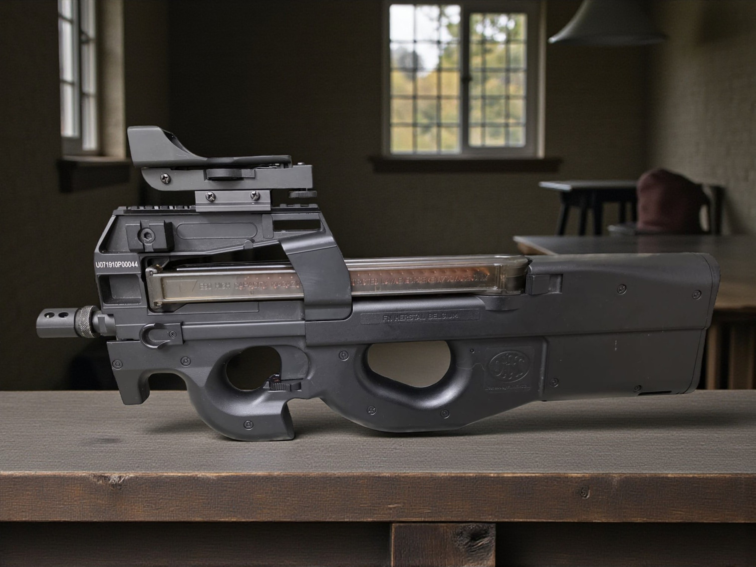 Licensed FN P90® Full Size Metal Gearbox Airsoft AEG - Package - USEDⓈ