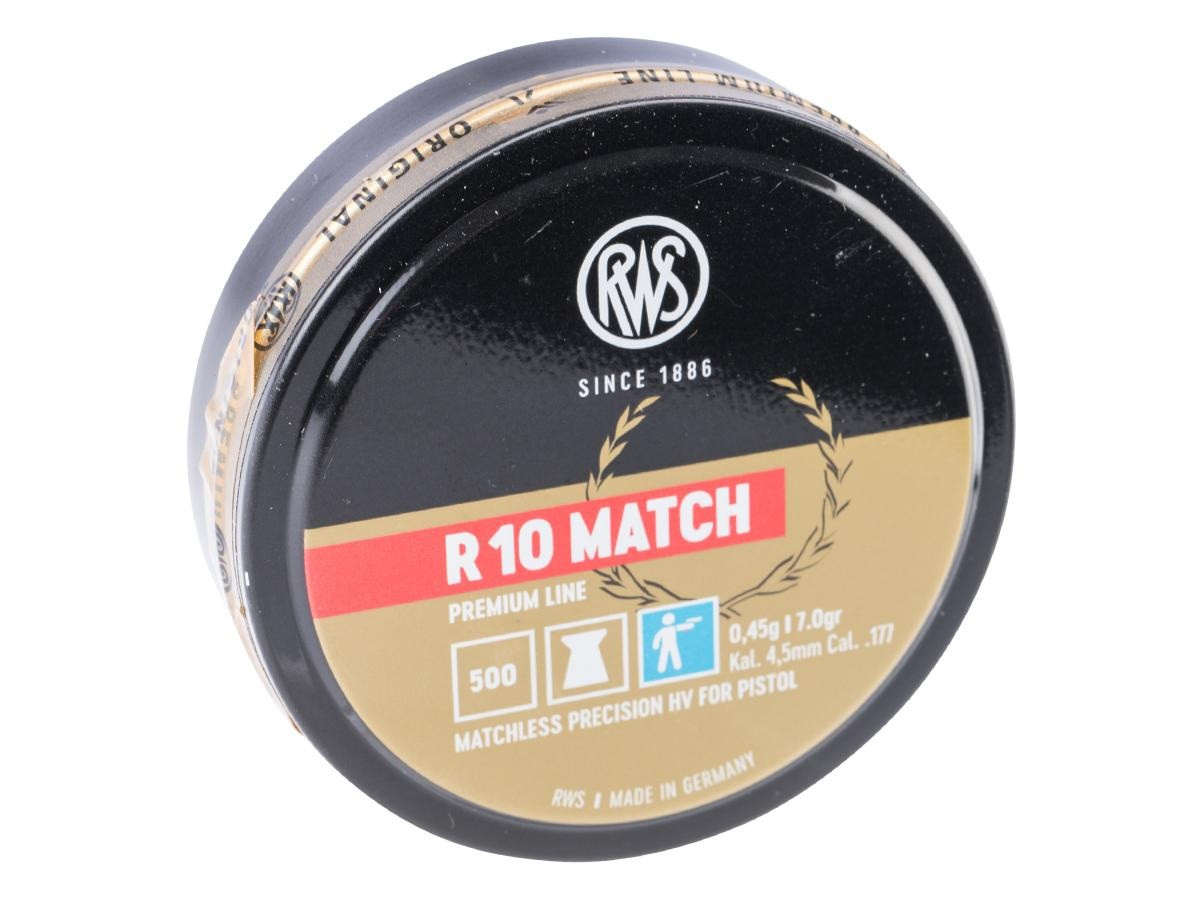 RWS R10 MATCH（マッチ） 新品17缶 RWS 2315014 Competition Air Gun Pellets 8.2 Grain 0.177cal 5