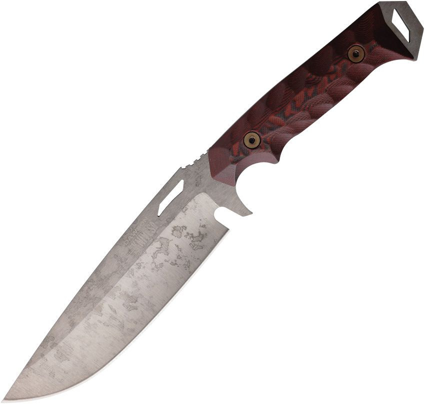 Dawson Knives Summit Fixed Blade Red/Blk