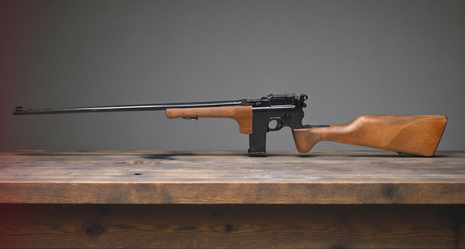 WE-Tech M712 Gas Blowback Airsoft Carbine w/Imitation Wood Stock - USEDⓈ