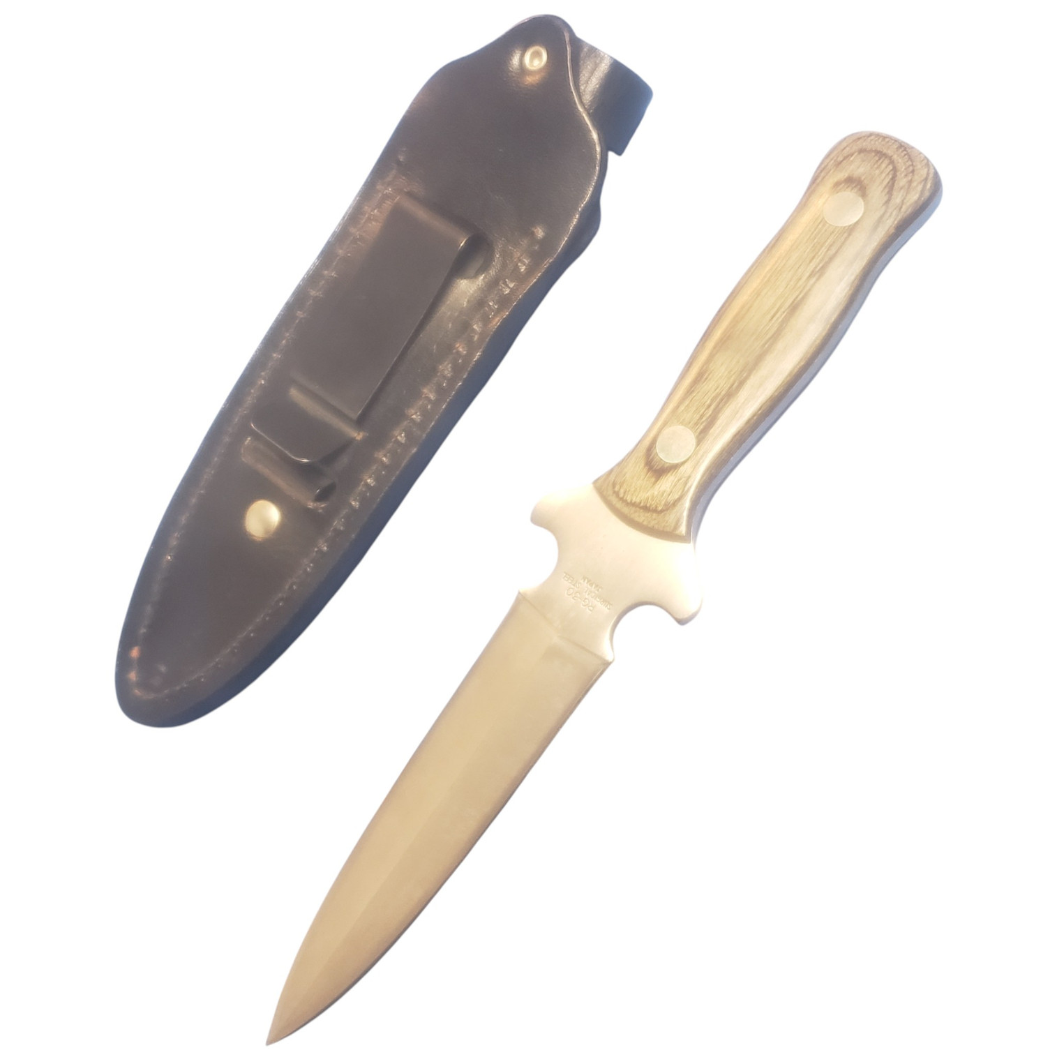 Rigid RG-30 Surgical Steel Knife W/ Black Sheath