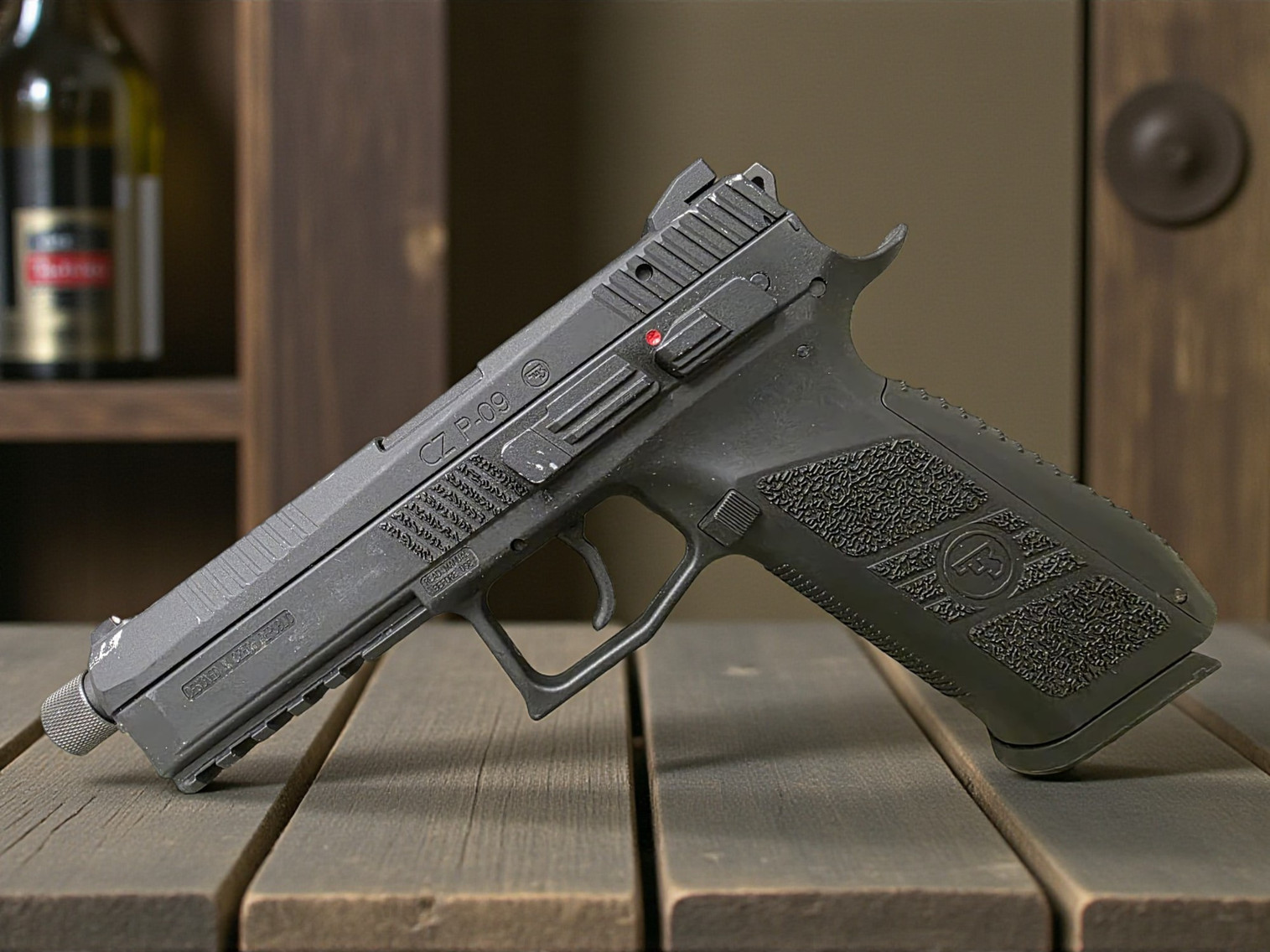 ASG CZ P-09 Suppressor Ready Airsoft GBB Pistol - USEDⓈ