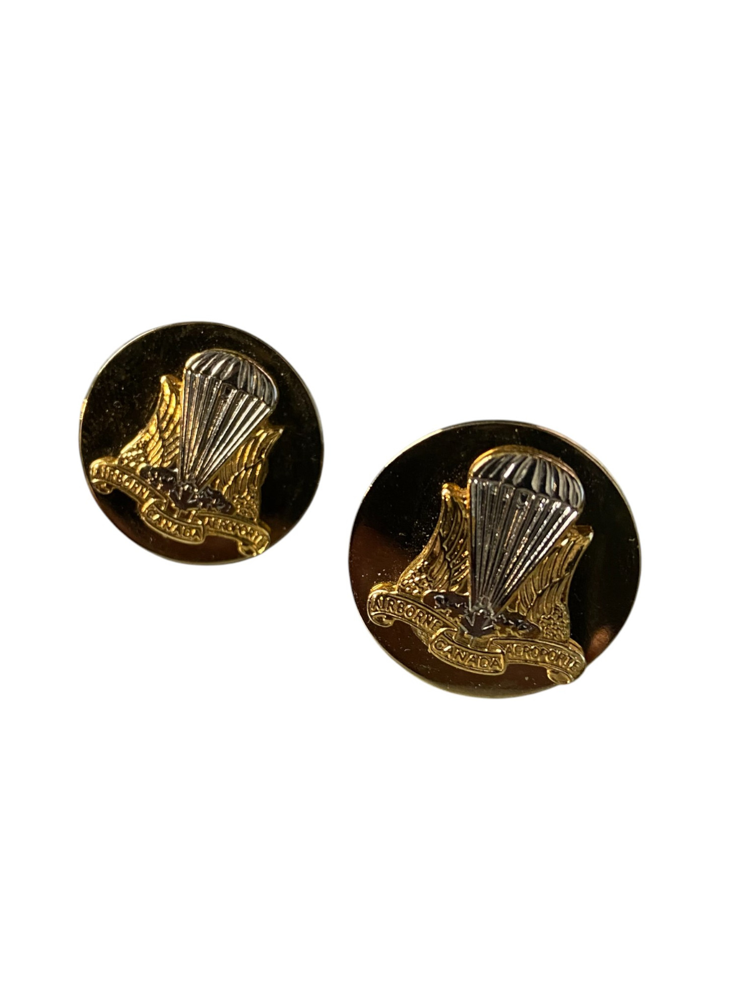 Canadian Armed Forces Airborne Regiment Dress Uniform Collar Links