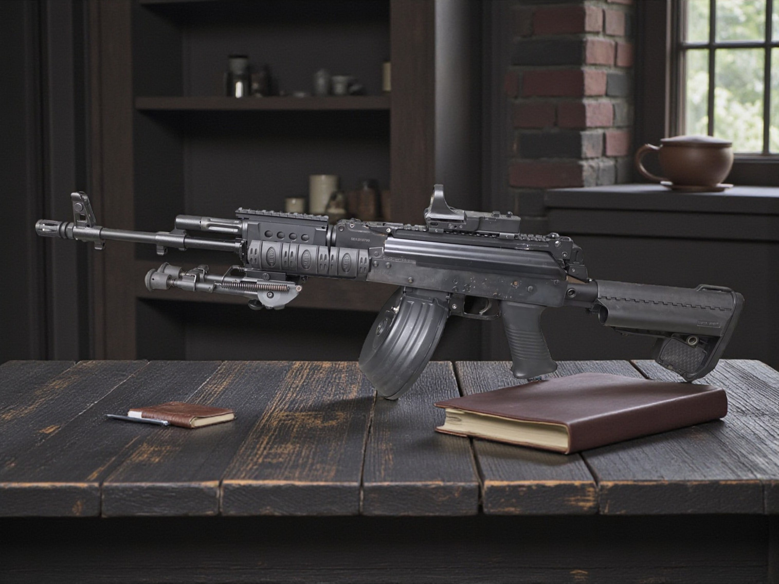 Classic Army Full Metal KC-89 Krebs Custom Tactical Airsoft AEG Rifle - Package - USEDⓈ