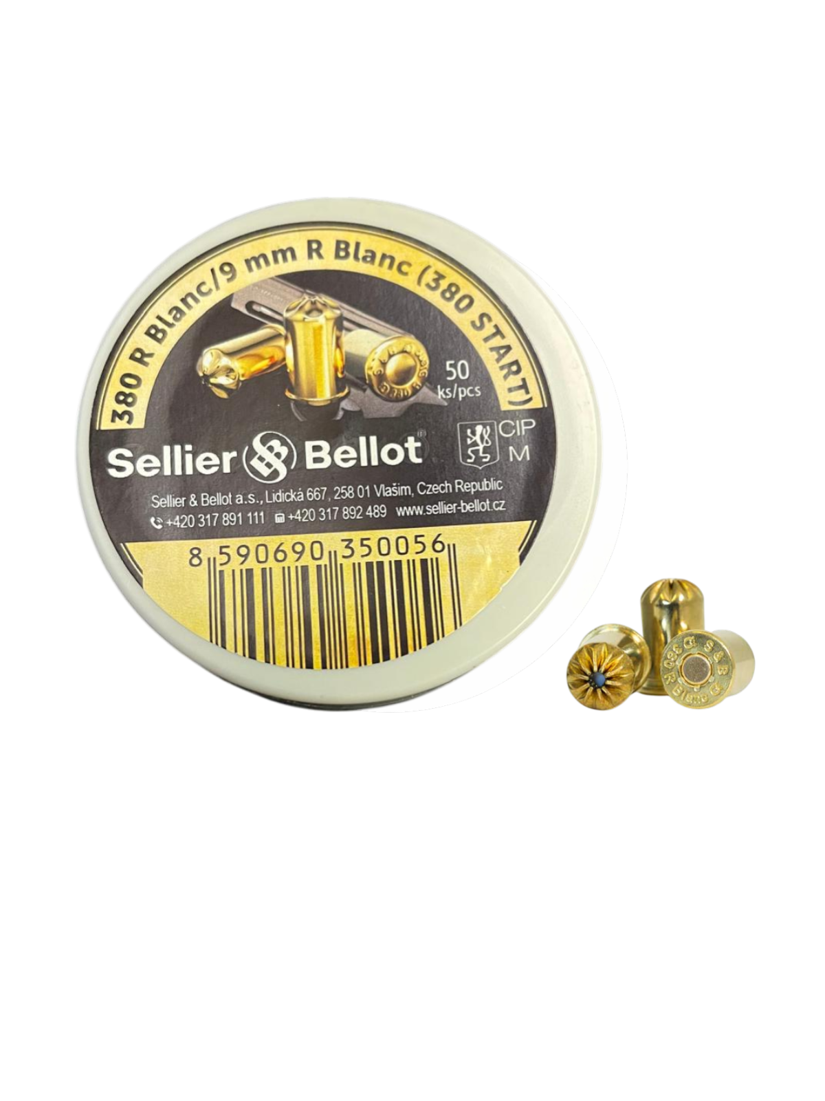Sellier & Bellot .380/9mm R Blanks