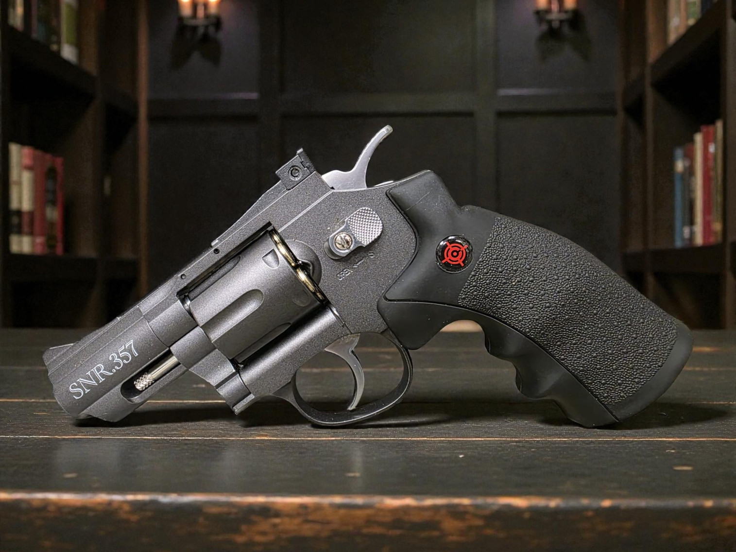 Crosman Dual Ammo Full Metal Snub Nose Air Revolver - USEDⓈ