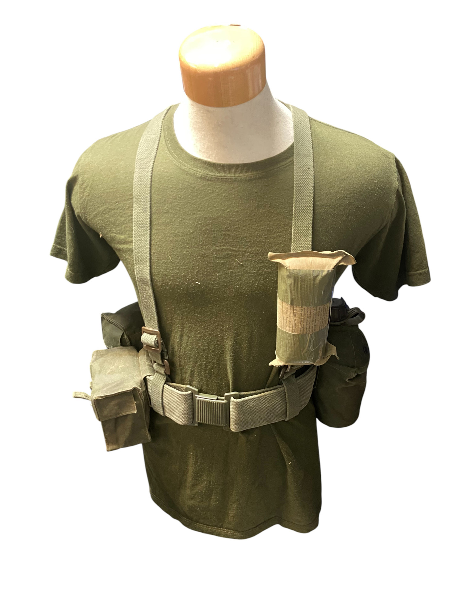 Canadian Armed Forces 64' Webbing Set W/ Canteen & Cup