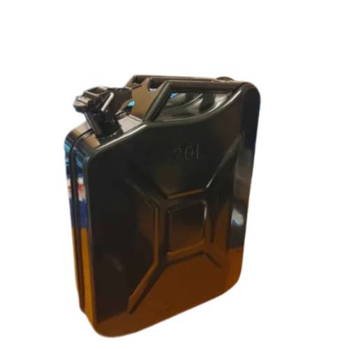Hero Brand Fuel Cans - NATO Style Steel Jerry Cans - 20L Black