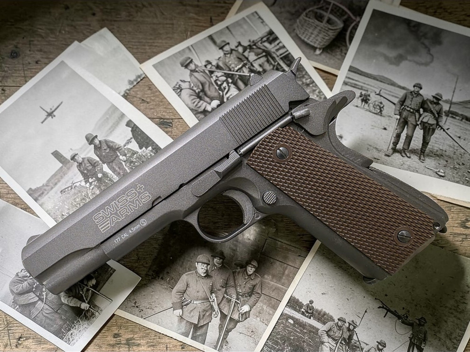 Swiss Arms SA 1911 CO2 Powered Blowback 4.5mm Air Pistol - USEDⓈ