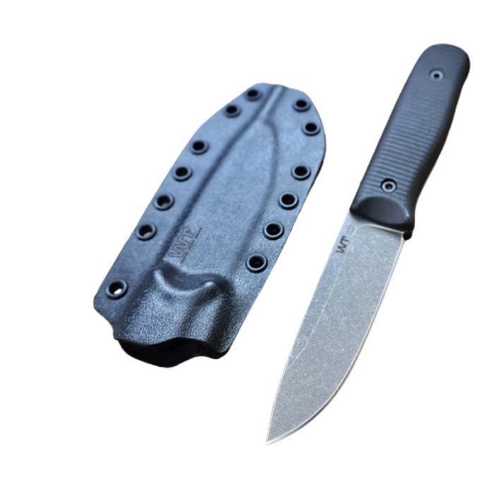 Work Tuff Gear Forester Gen 3 Fixed Blade K329 Dark Washed G10 Black Kydex Sheath