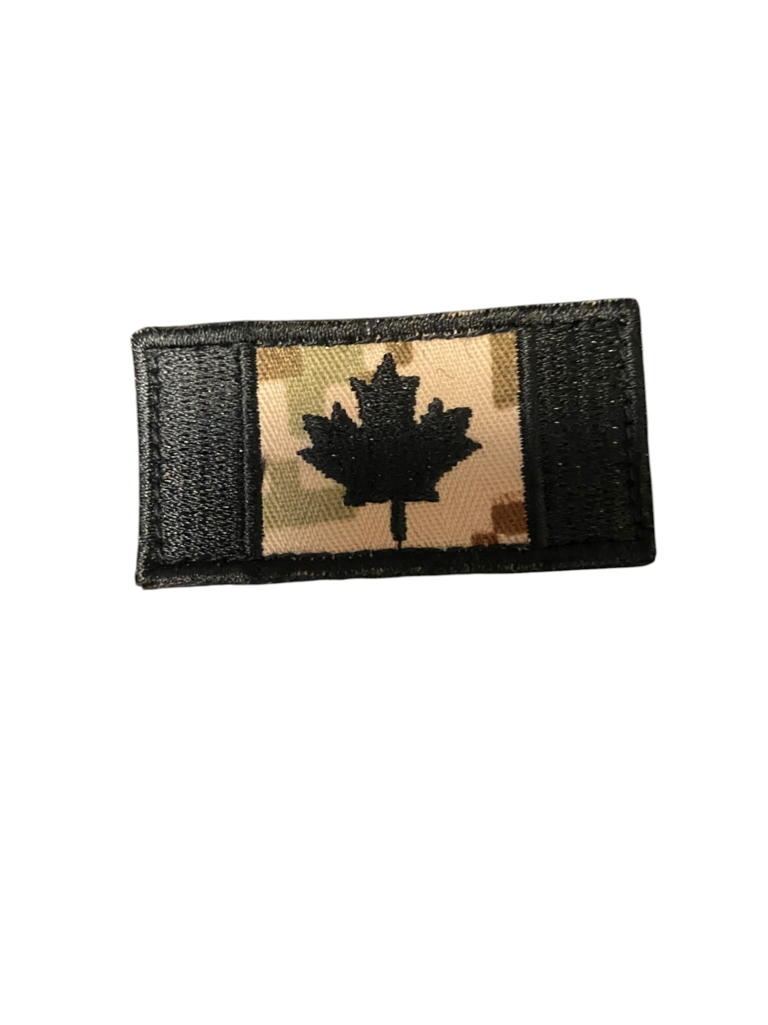Canadian Armed Forces Multi-Terrain CADPAT 1"x2" Flag Tab W/ Hook & Loop Backing