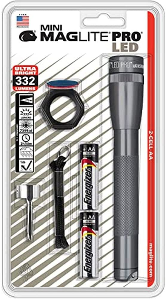 Mini Maglite Pro 2 Aa-cell Led Flashlight Combo Pack