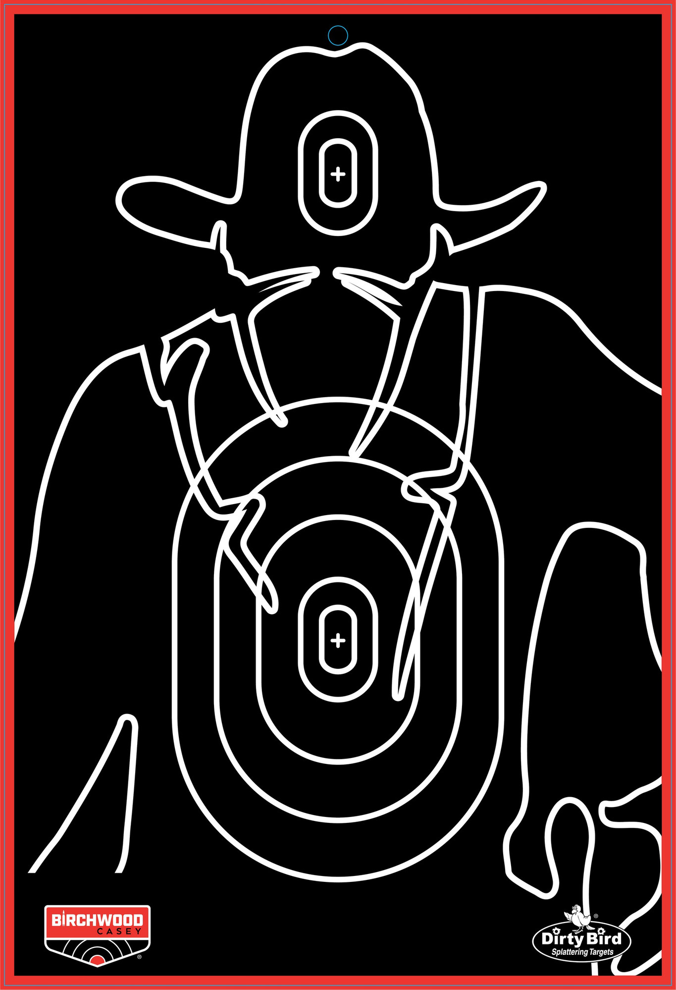Dirty Bird Gunslinger Silo Target 12"X18" 6/Pkg