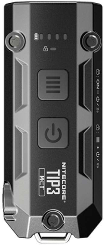 NiteCore TIP3 720 Lumen Rechargeable Keychain Flashlight