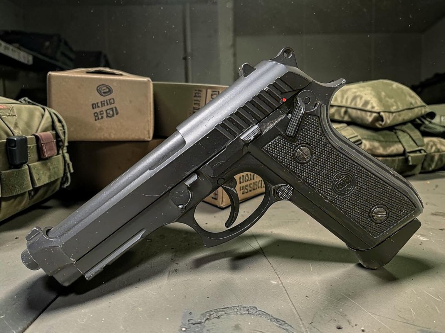 KWC PT92 Select Fire CO2 Gas Blowback Airsoft Pistol - USEDⓈ