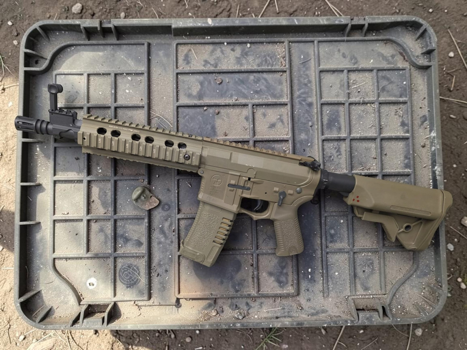 ARES Amoeba AM-008 CQB M4 Airsoft AEG - BONEYARDⓈ